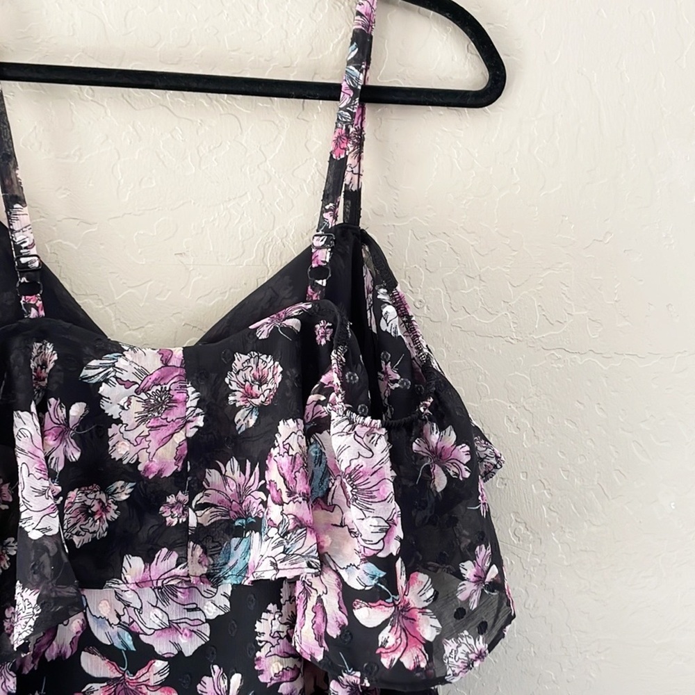 Torrid Floral Cold Shoulder Top - Picture 7 of 8